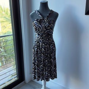 Elie Tahari patterned midi dress